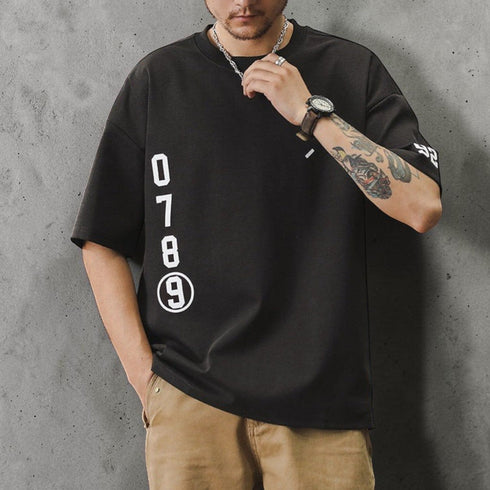 【OUTLET/即納】フロントナンバープリント半袖Tシャツ P2182