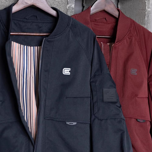 ミリタリーテイストジップブルゾン P1954