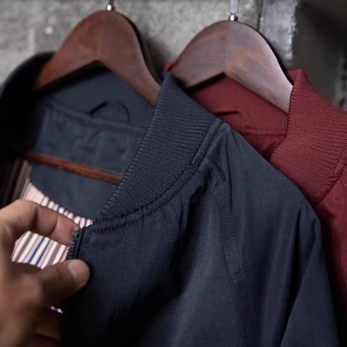 ミリタリーテイストジップブルゾン P1954