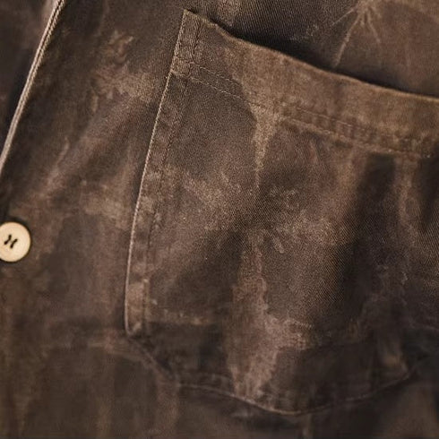 【OUTLET/即納】ラギッドパターンフェードワーク長袖シャツ P1976