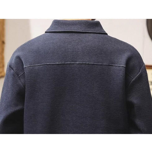 Loose Fit Long Sleeve Polo Shirt P1948