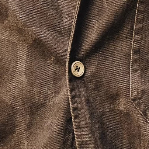 【OUTLET/即納】ラギッドパターンフェードワーク長袖シャツ P1976