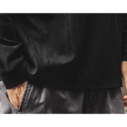 Natural Uneven Long Sleeve T-shirt P1949