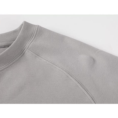 Side Slit Basic Raglan Long T-shirt P1967