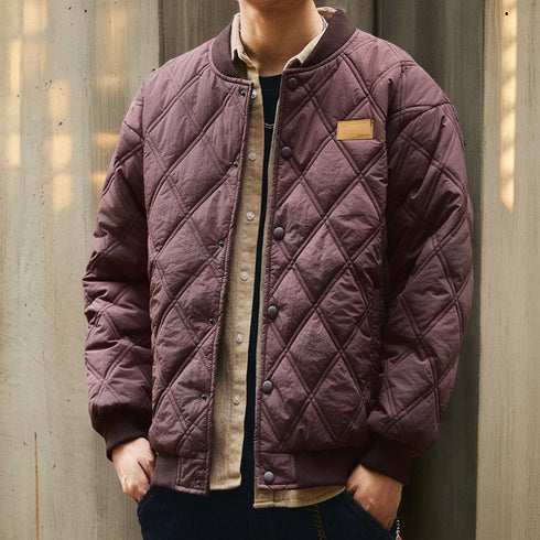 【OUTLET/即納】ヴィンテージテクスチャーキルティングジャケット P1798