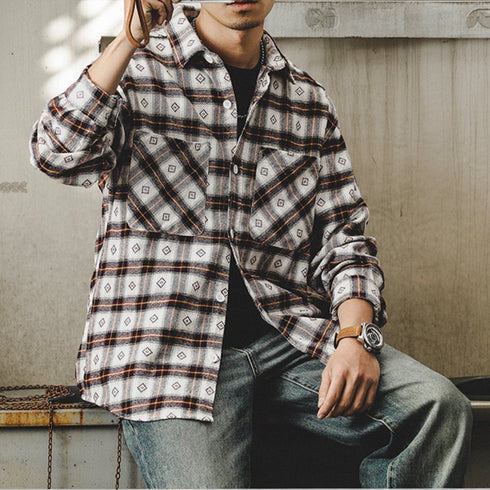 Retro Diamond Check Shirt P1627