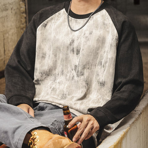 Vintage Wash Style Long Sleeve T-shirt P1684