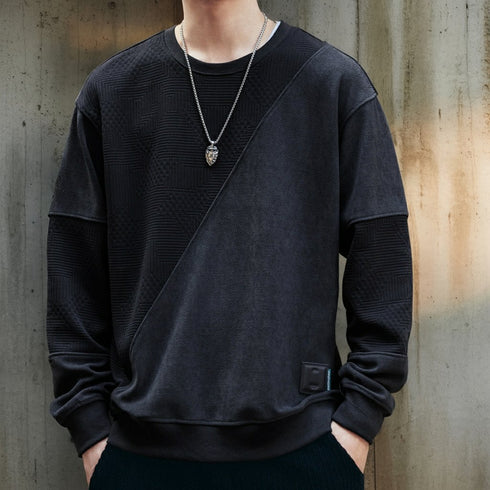 Asymmetry Line Design Sweatshirt P1610