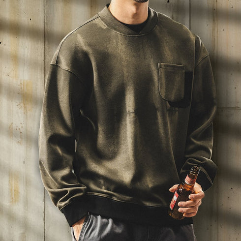 Vintage Wash Silhouette Crewneck Sweatshirt P1862