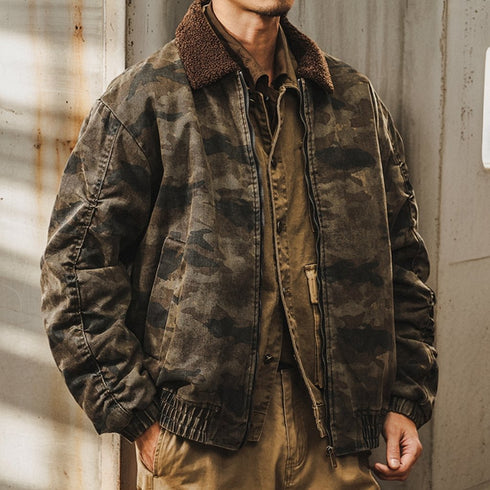 Camouflage Pattern Blouson P1874