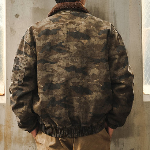 Camouflage Pattern Blouson P1874