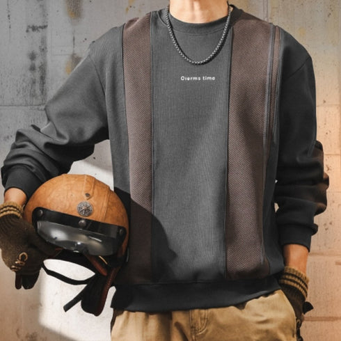 Military Taste Line Design Long Sleeve Sweatshirt P1612