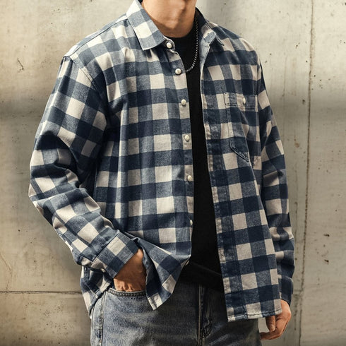 Big Check Casual Shirt P1963