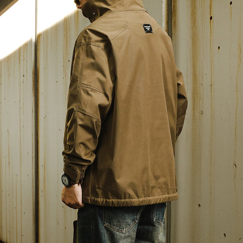 American Retro Windproof Jacket P0830