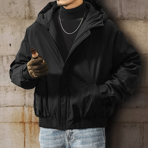 Military Mood Down Hooded Jacket P1867