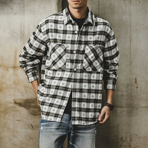 Retro Diamond Check Shirt P1627