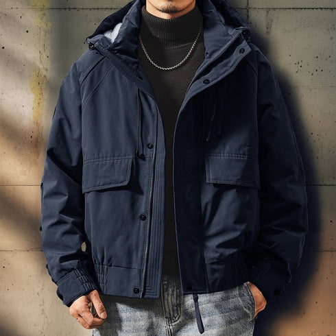 Technical Cutting Short Jacket P1869