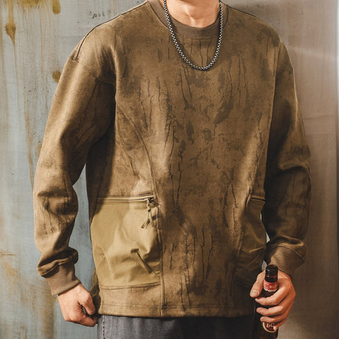 Vintage Wash Texture Long Sleeve Shirt P1815