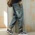 Side Line Denim Jogger Pants P1330