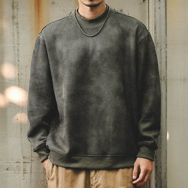 【即納】Vintage Cord Crewneck Sweat P1076