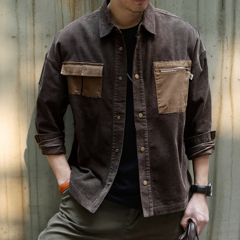 Bicolor Work Utility Shirt P1787