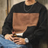 Color Block Panel Crew Sweatshirt P1823
