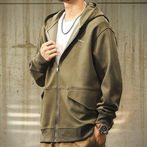 Classic Style Zip Sweat Hoodie P1655