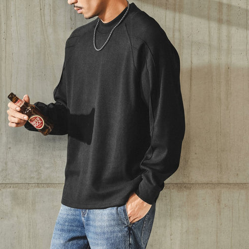 Bottle Neck Raglan Long T-shirt P1955