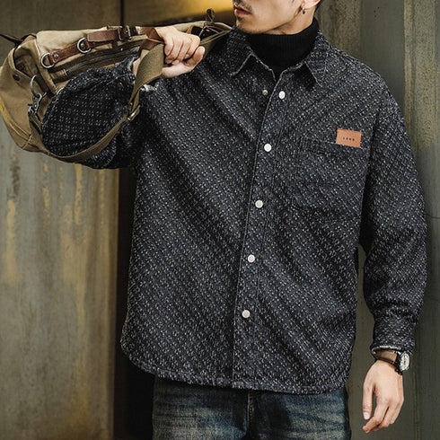 Vintage Nep Tweed Shirt P1904