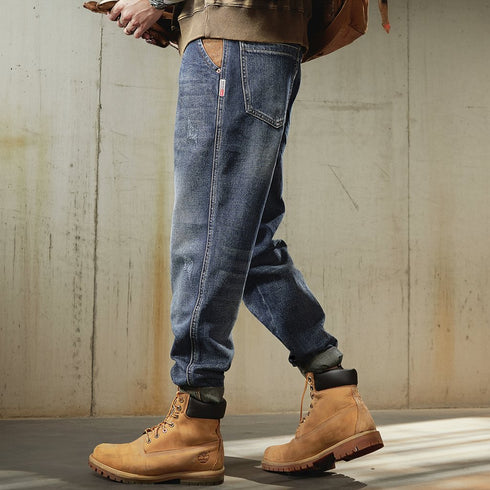 Vintage Patch Pocket Denim Jeans P0289