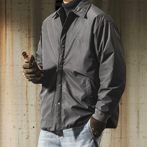 Simple Silhouette Coach Jacket P1871