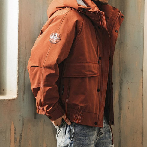 Technical Cutting Short Jacket P1869