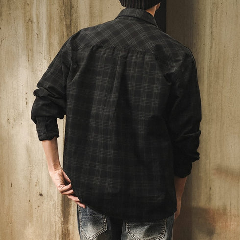 Monochrome Plaid Shirt P1632