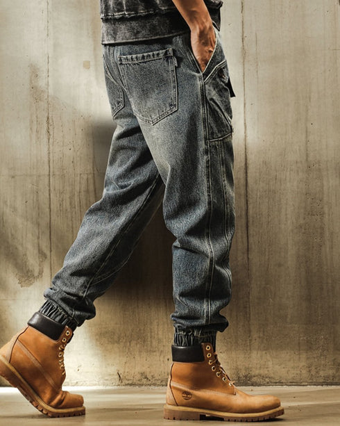 Angled Pocket Denim Jeans P1550