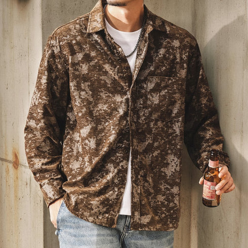 Vintage Camo Work Style Shirt P1834