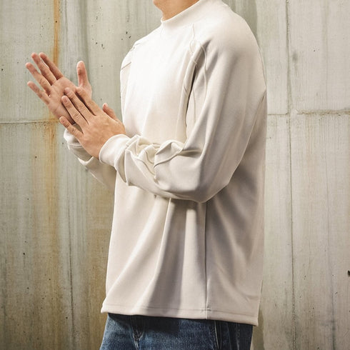 Bottle Neck Raglan Long T-shirt P1955