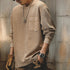 Natural Taste Wide Pocket Long Sleeve T-Shirt P1753