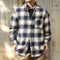 Plaid Long-sleeved Shirt P0085