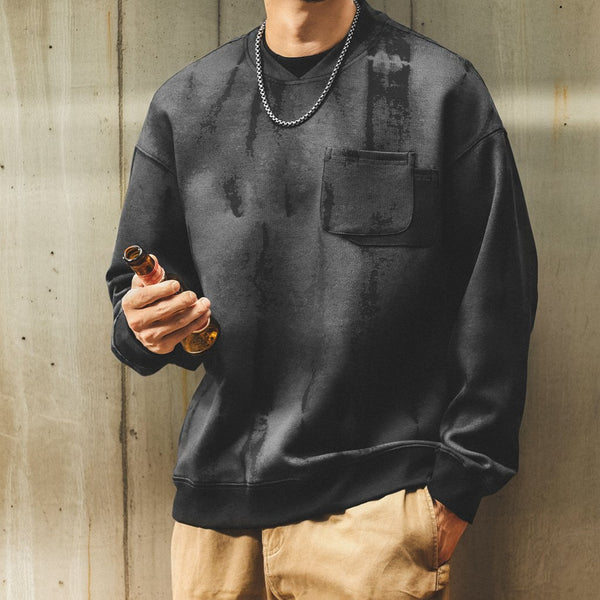 Vintage Wash Silhouette Crewneck Sweatshirt P1862