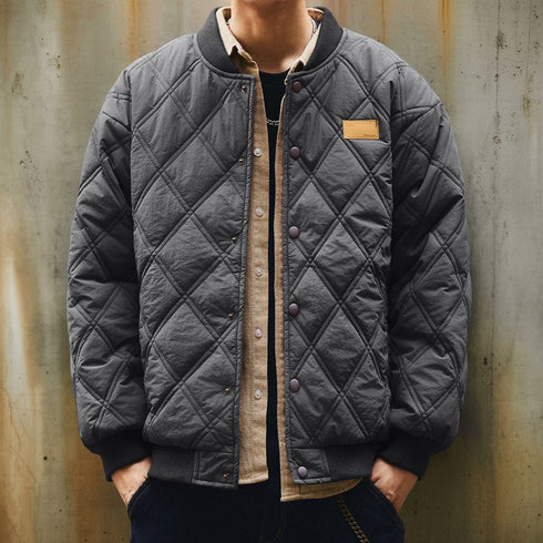 【OUTLET/即納】ヴィンテージテクスチャーキルティングジャケット P1798