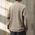 【OUTLET/即納】フェイクツーピースワッフル長袖Tシャツ P1665