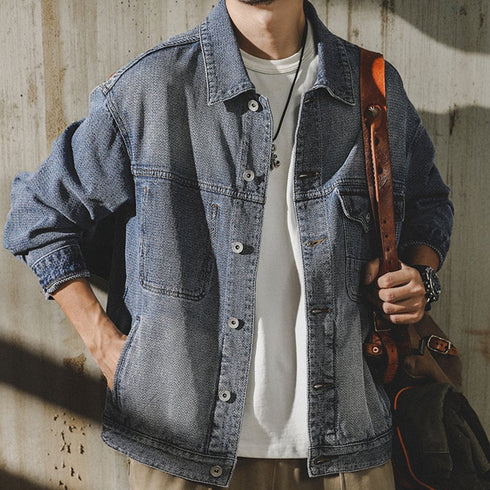 Vintage Wash Denim Jacket P1732