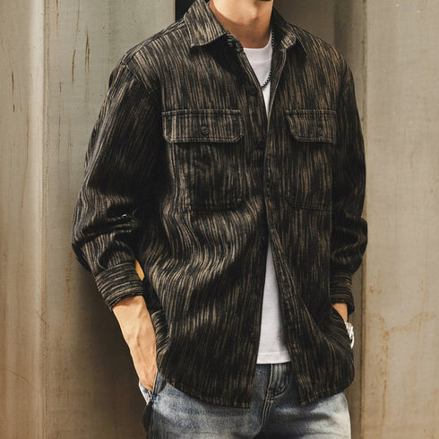 Retro Texture Utility Shirt P1831