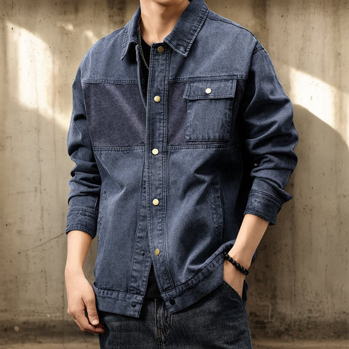 Combination Fabric Work Jacket P1853