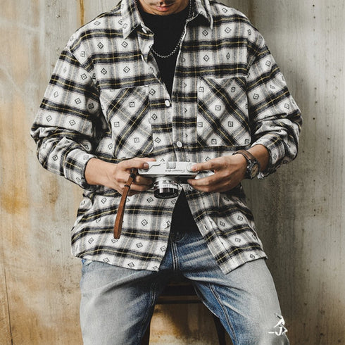 Retro Diamond Check Shirt P1627
