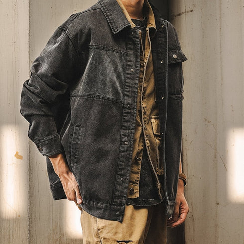 Combination Fabric Work Jacket P1853