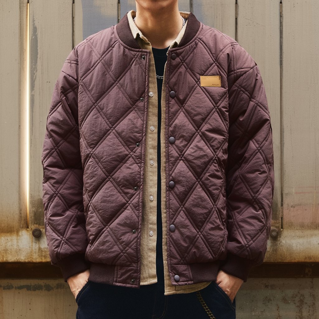 ☆US古着☆シルク【民族 ヒッピー キルティング パッチワークジャケット】2XL ヴィンテージテクスチャーキルティングジャケット P1798 – PEAK BLUE