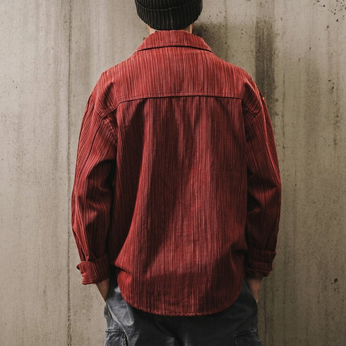 Bamboo Pattern Casual Shirt P1215