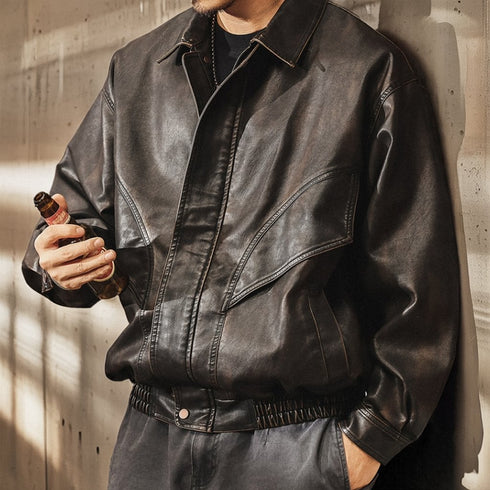 Leather Touch Work Jacket P1842