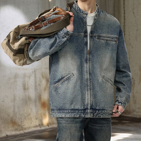 Faded Wash Stand Jacket P1886